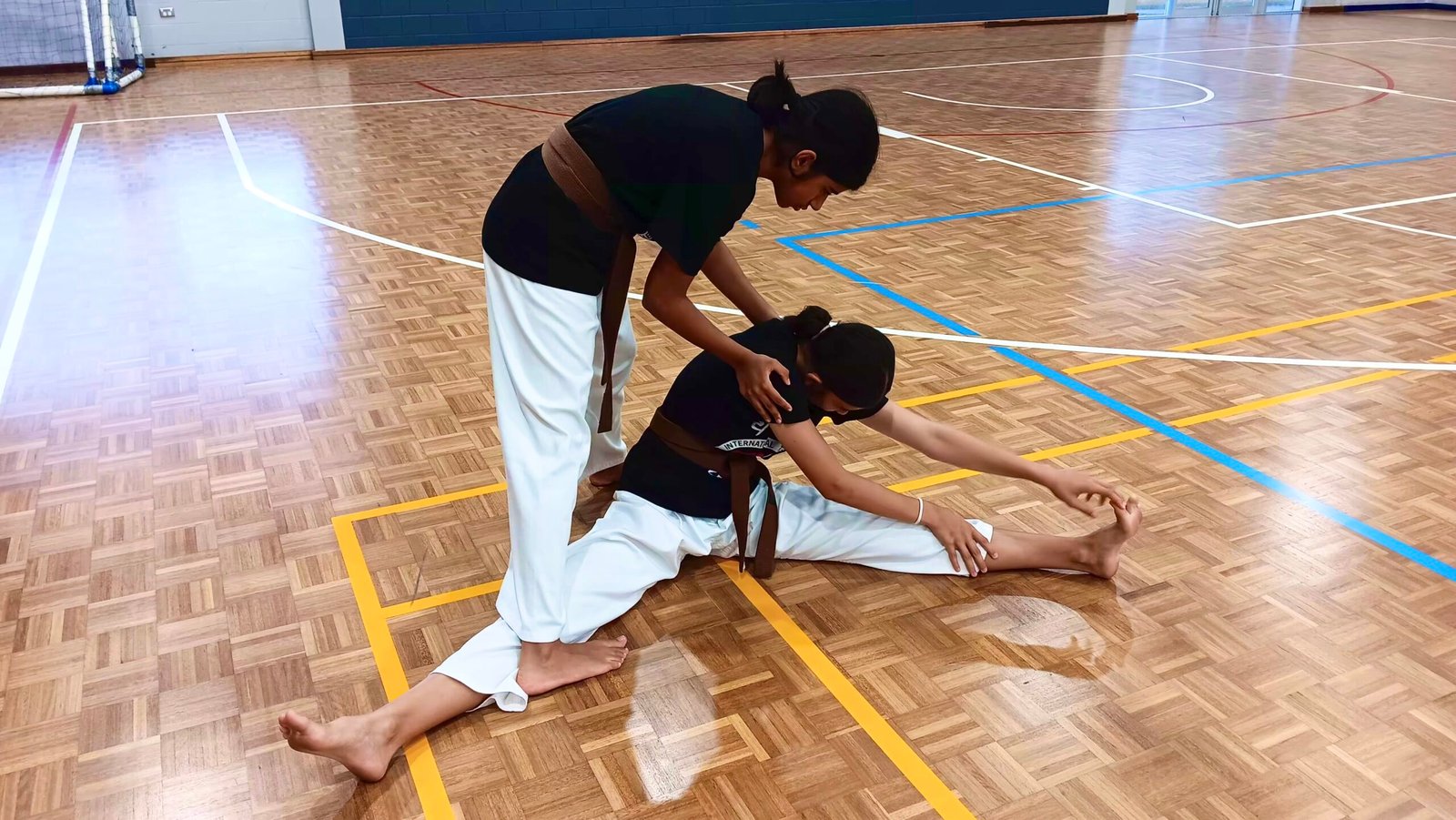 RTKD Students Stretching